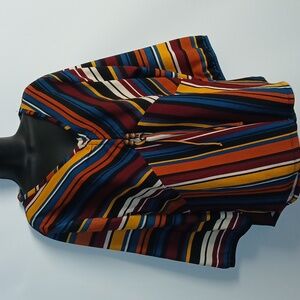 Goddess XL rainbow multi color Women NWT Top